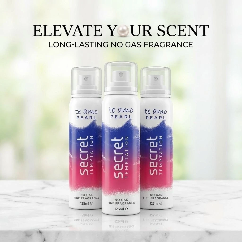 Secret Temptation Te Amo Perfume Body Spray for Women (120ml) – No-Gas Deodorant