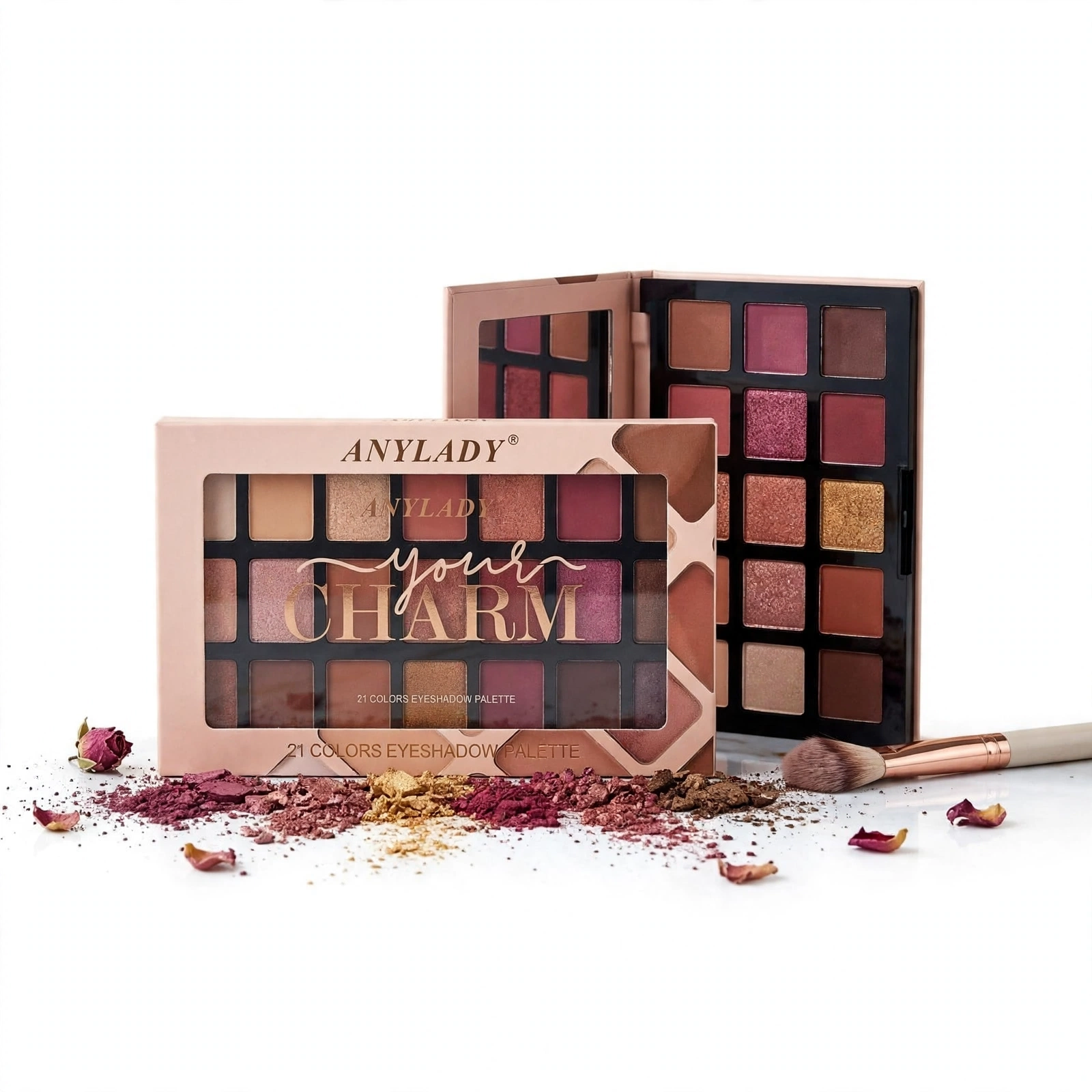 ANYLADY Your Charm 21 Colors Eyeshadow Palette – Matte & Shimmer Kit