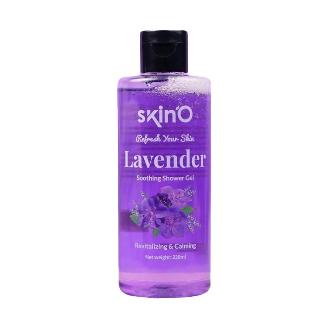 SkinO Lavender Soothing Shower Gel – Relaxing Body Wash for Soft & Fresh Skin