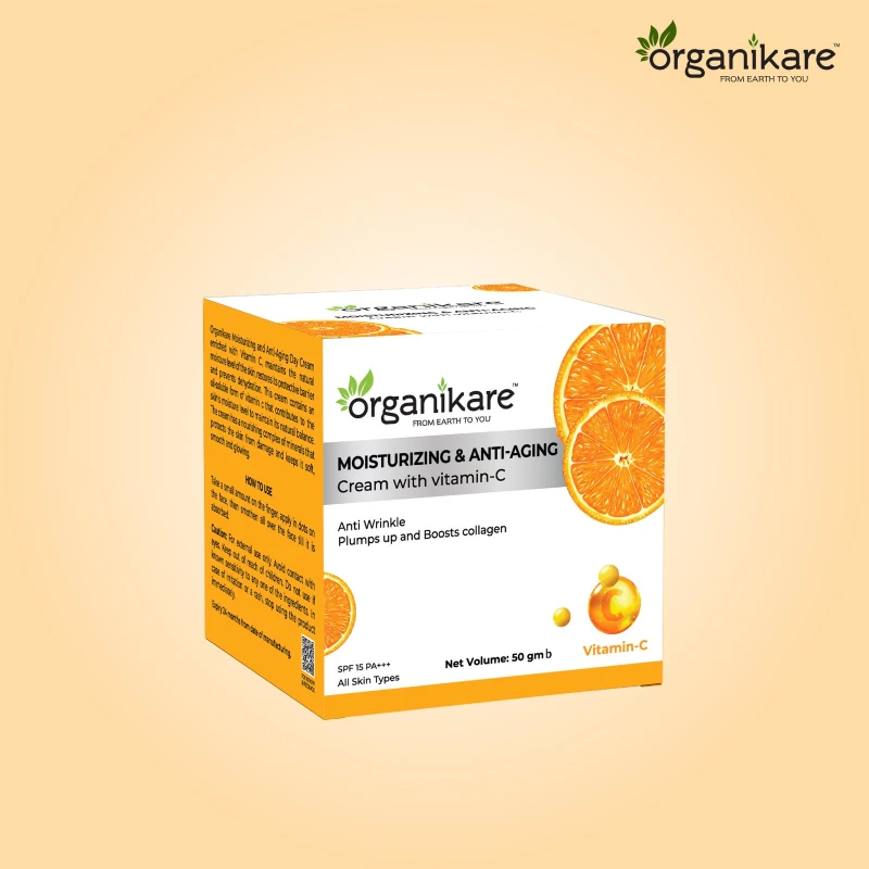 Organikare Moisturizing & Anti-Aging Cream With Vitamin-C - 50ml