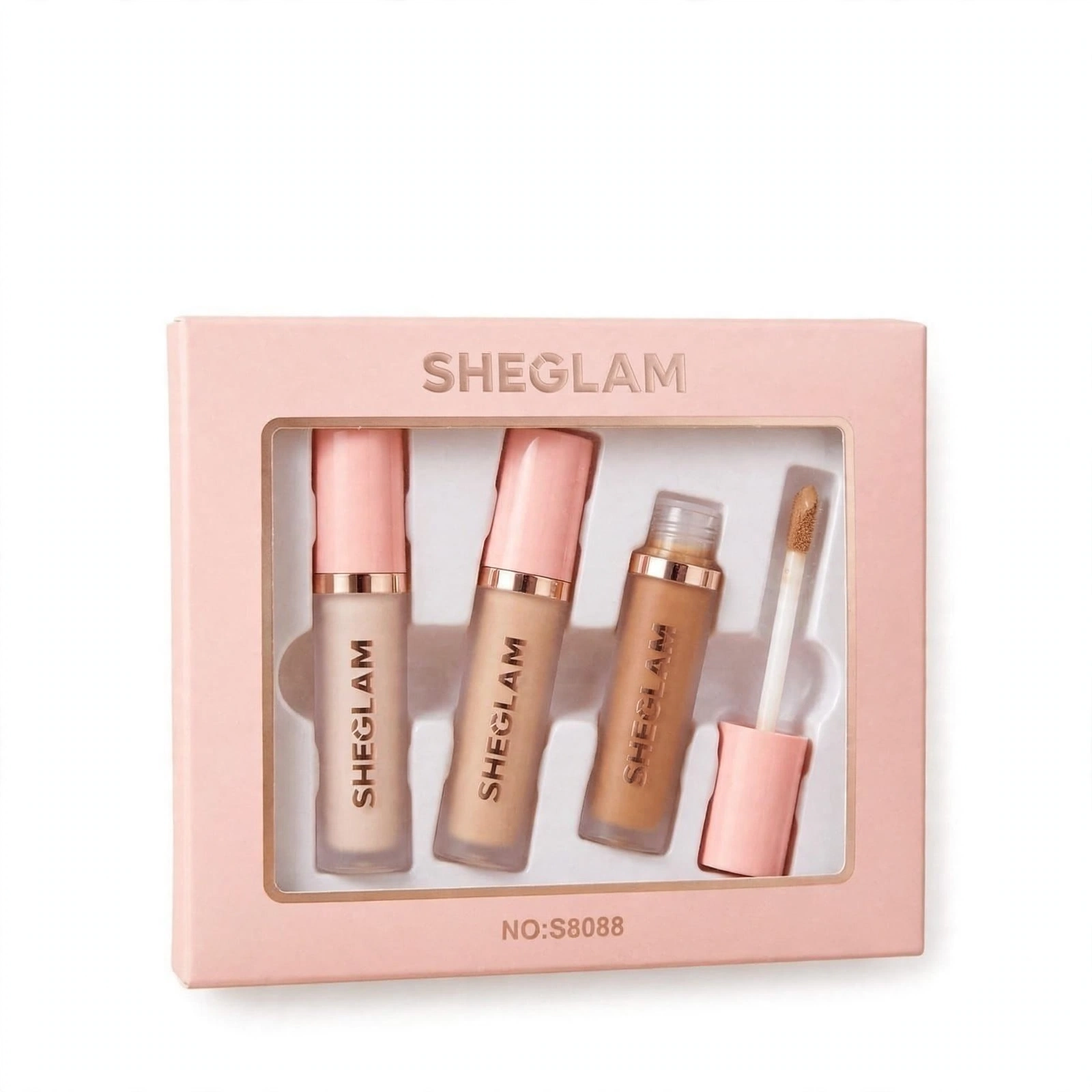 SHEGLAM Premium Matte Liquid Concealer Set – 3-Piece Flawless Coverage Kit