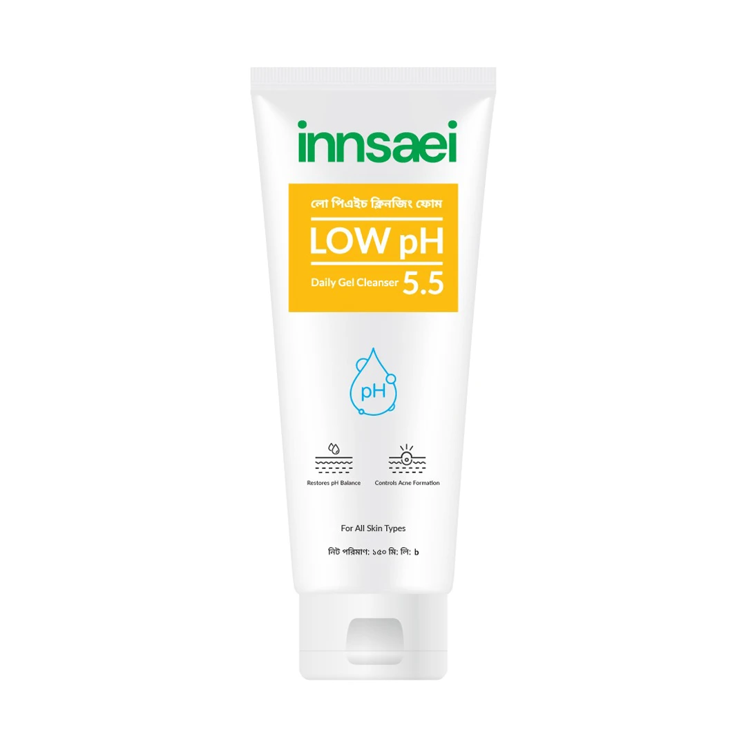 Innsaei Low pH Daily Gel Cleanser 5.5 (150ml) – Gentle, Balancing & Non-Stripping Face Wash for All Skin Types