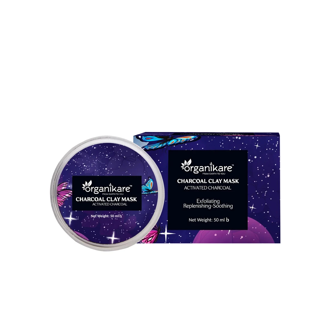 Organikare Charcoal Clay Mask - 50ml