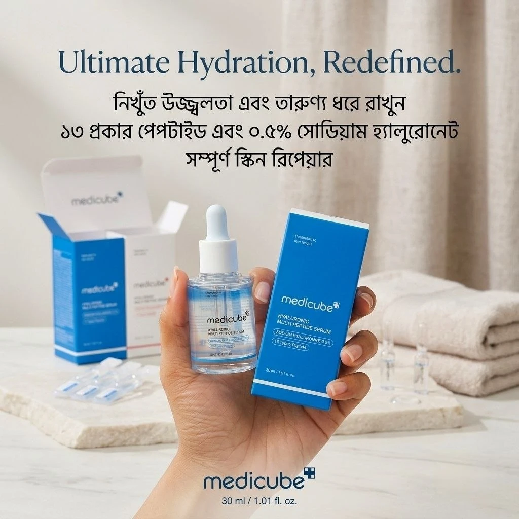 Medicube Hyaluronic Multi Peptide Serum (30ml) – Deep Hydration & Repair
