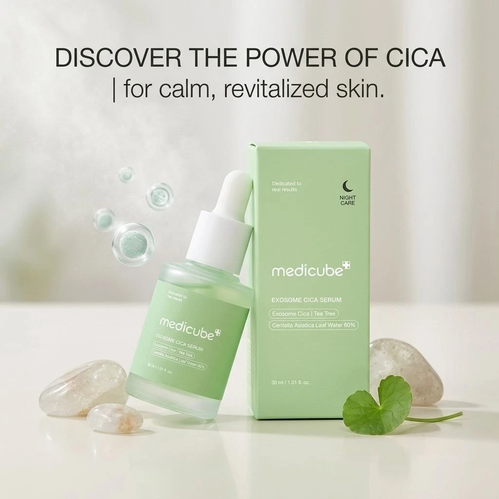 Medicube Exosome Cica Serum (30ml) – Night Repair for Sensitive Skin