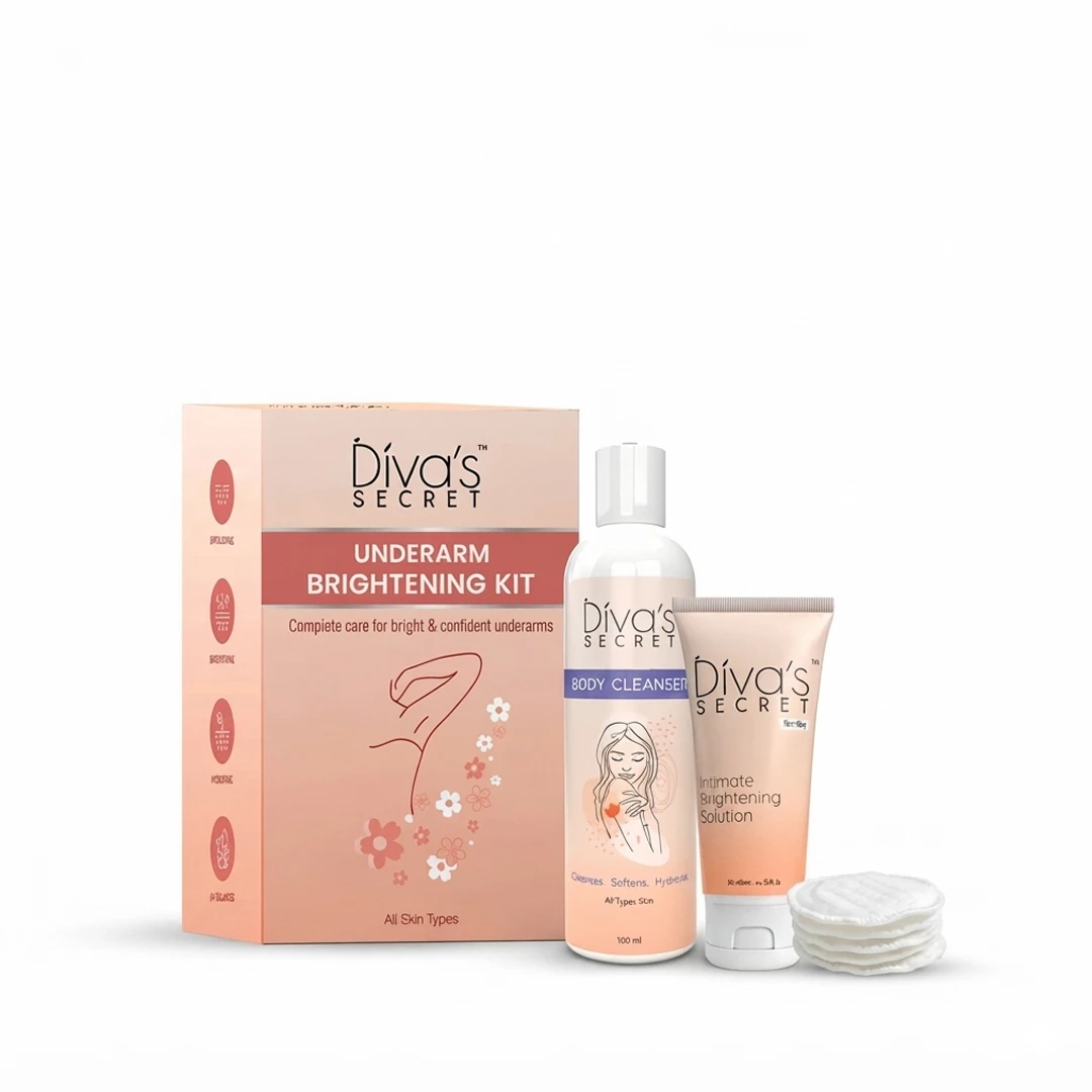 Diva’s Secret Underarm Brightening Kit – Complete Dark Spot Corrector & Care Set