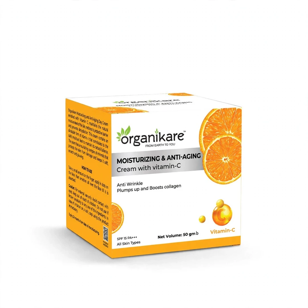 Organikare Moisturizing & Anti-Aging Cream With Vitamin-C - 50ml