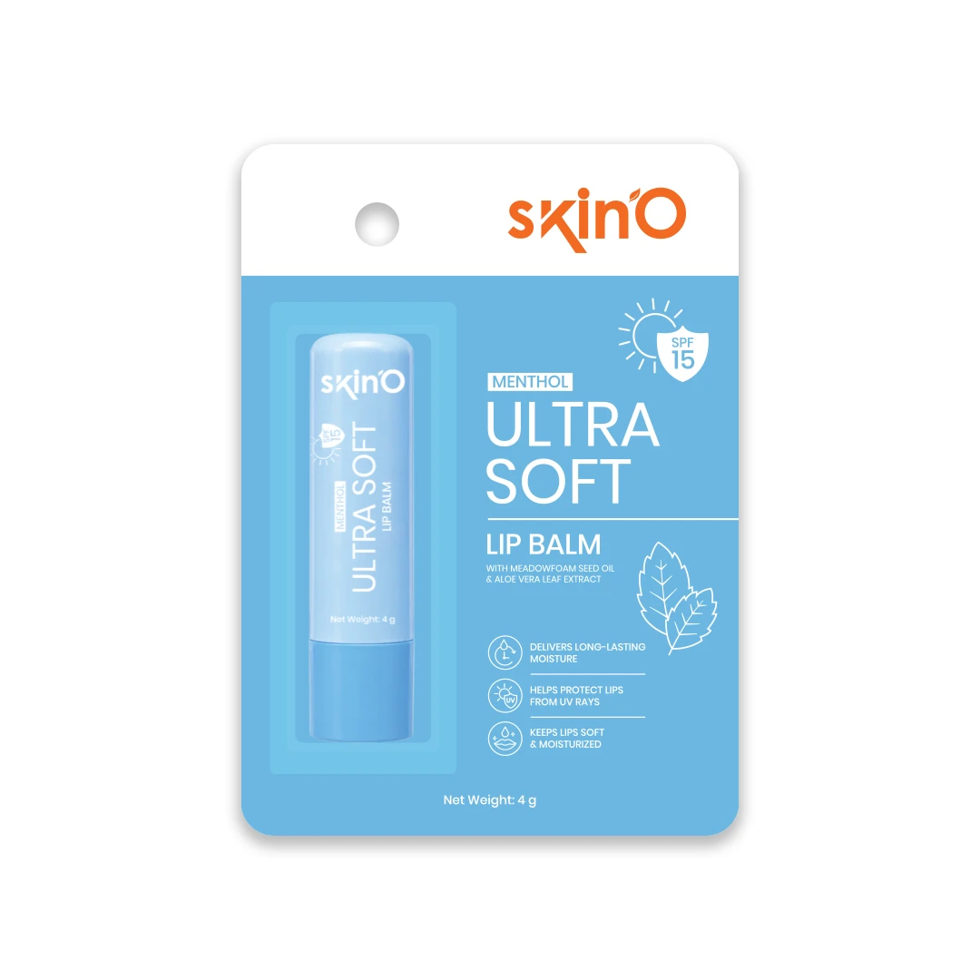 Skin'O Ultra Soft Lip Balm SPF 15 (Menthol) - 4g