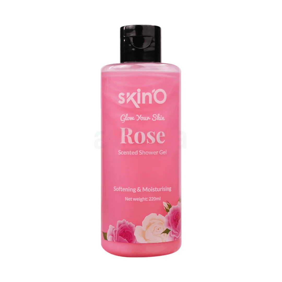 Skin’O Rose Scented Shower Gel (220ml) – Romantic Fragrance & Silky Skin Moisturizing Body Wash