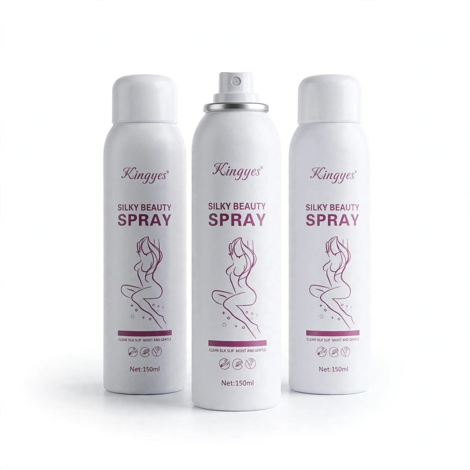 Kingyes Silky Beauty Hair Removal Spray Cream (150ml)