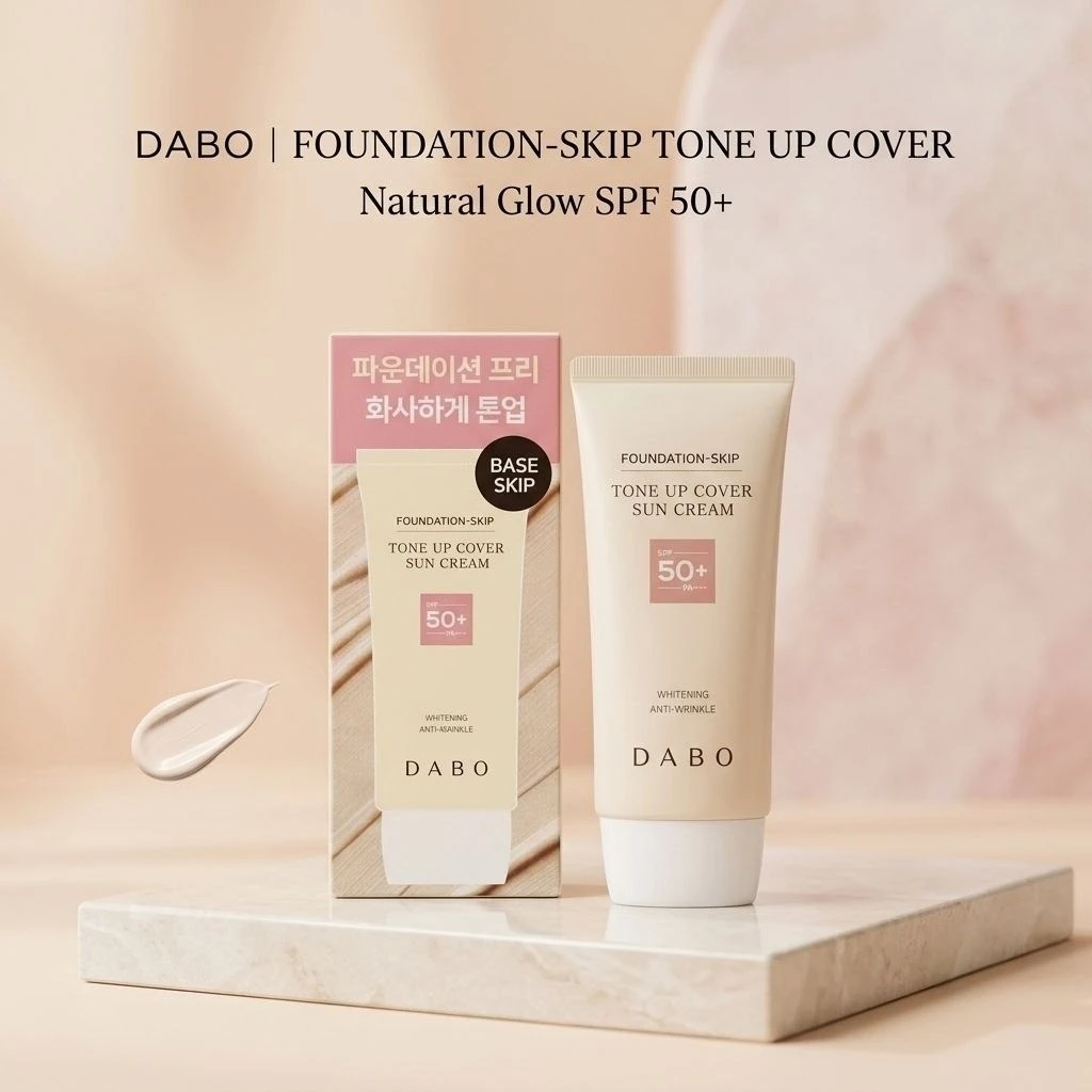 DABO Foundation-Skip Tone Up Cover Sun Cream SPF 50+ PA+++