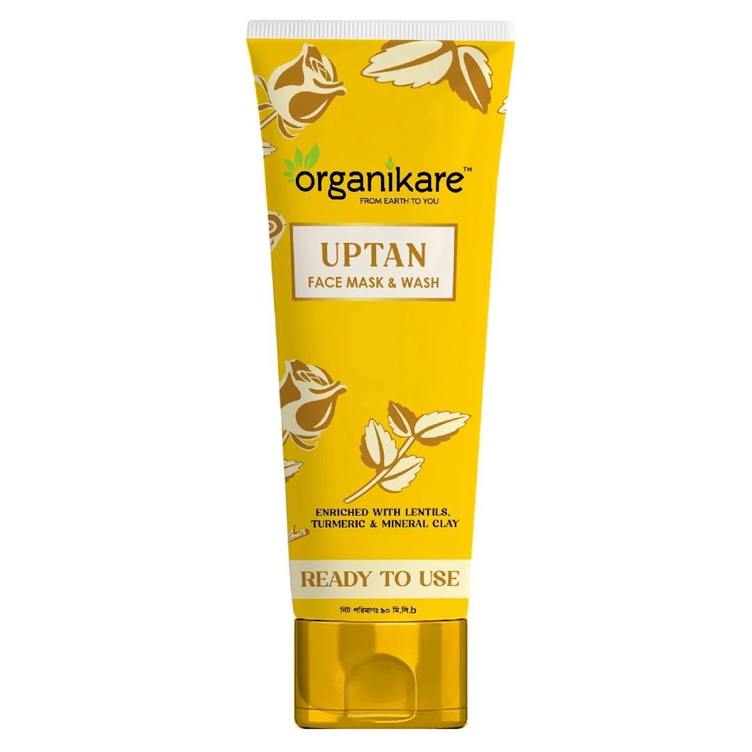 Organikare Ready To Use Uptan Face Mask and Wash - 90ml