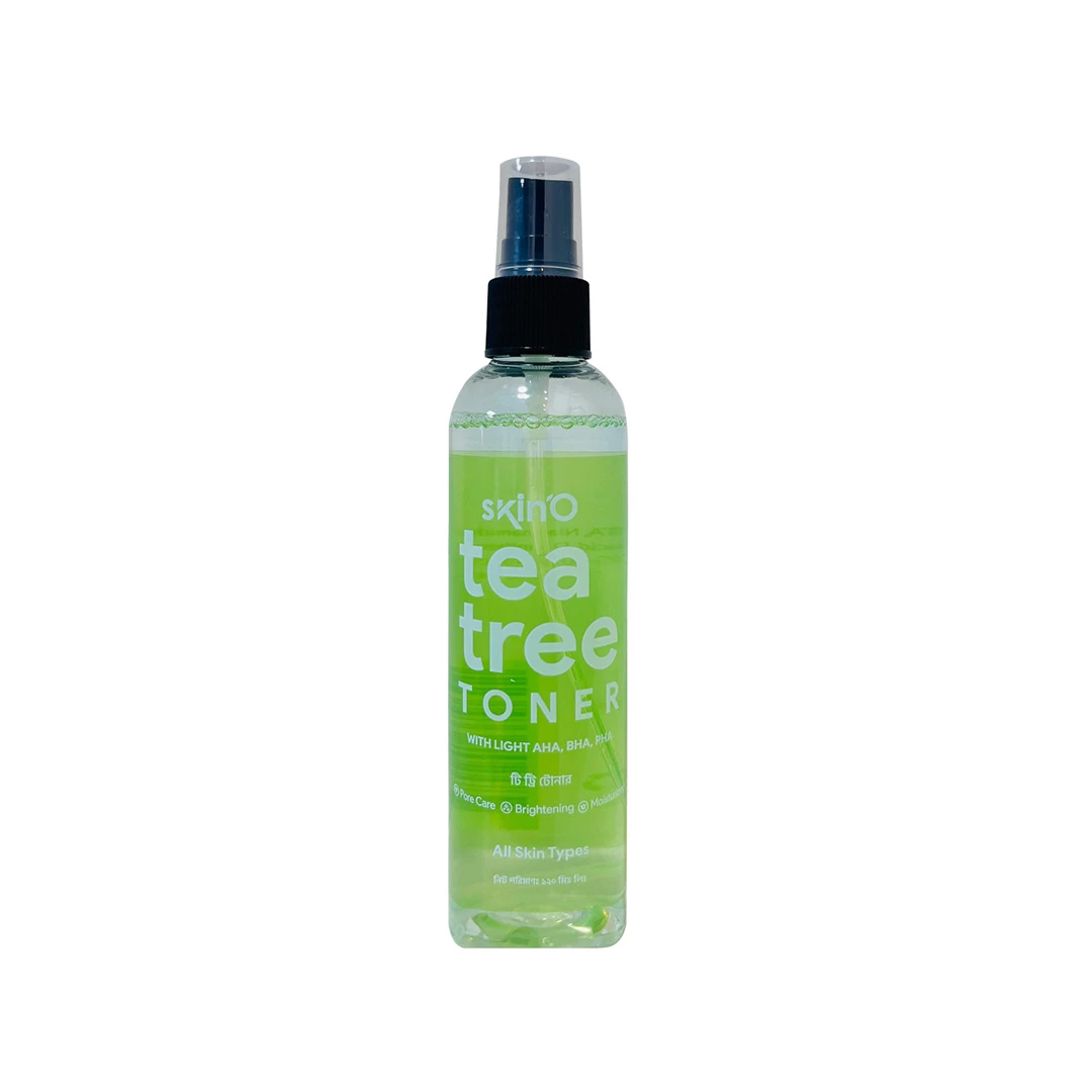 Skin’O Tea Tree Clarifying Toner – With Light AHA, BHA & PHA for Pore-Clearing Radiance