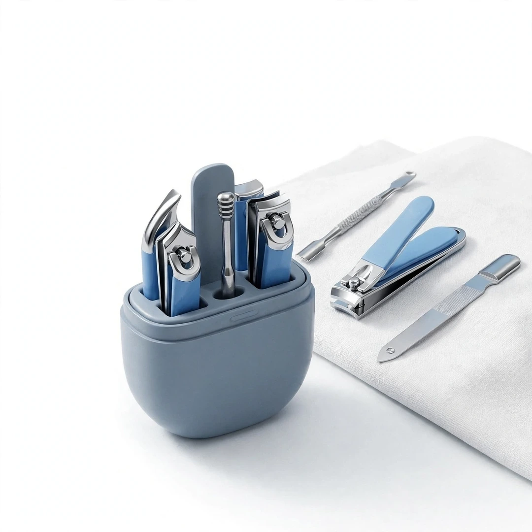Omuda Premier Manicure & Grooming Kit with Capsule Storage Pod
