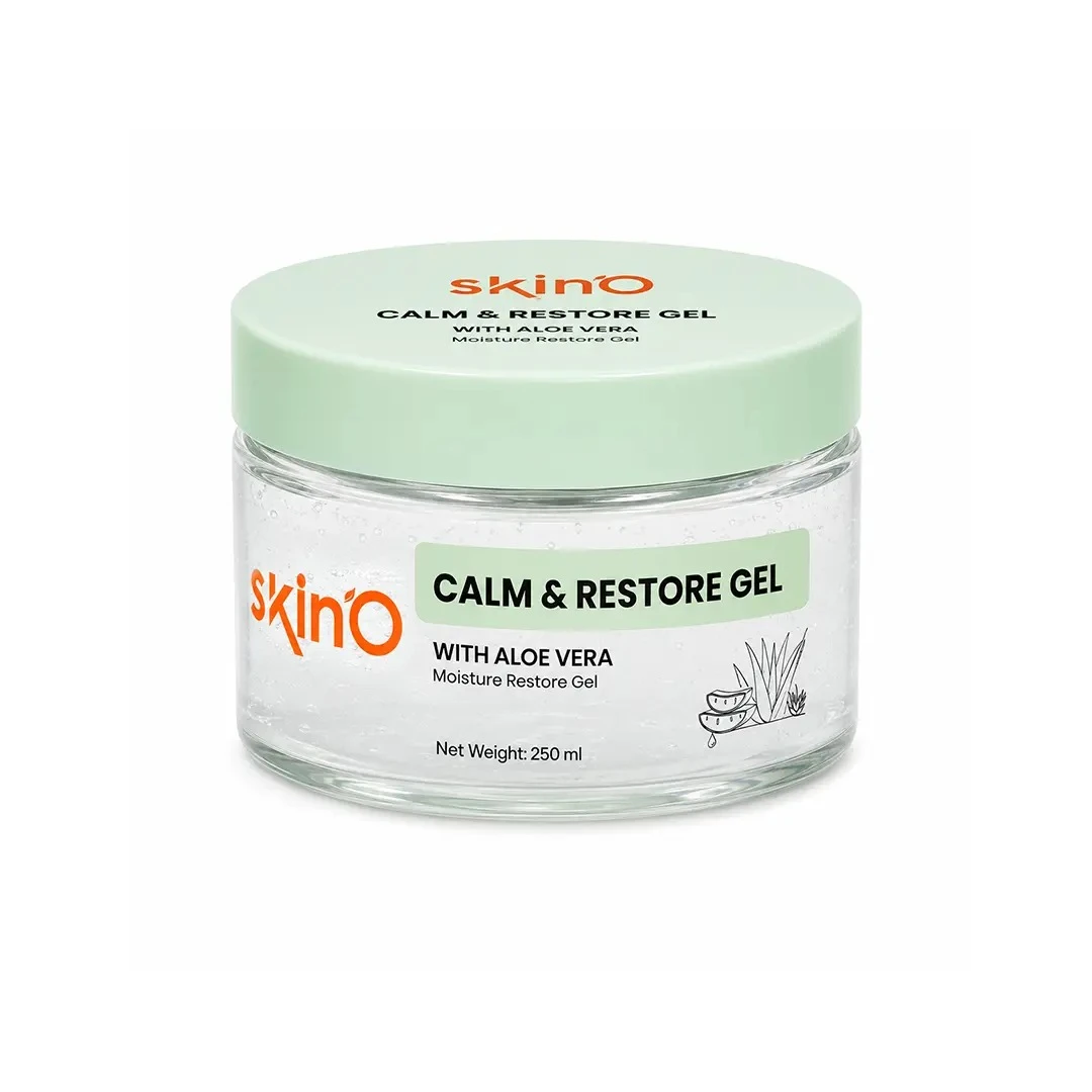 SkinO Calm & Restore Gel with Aloe Vera 250ml