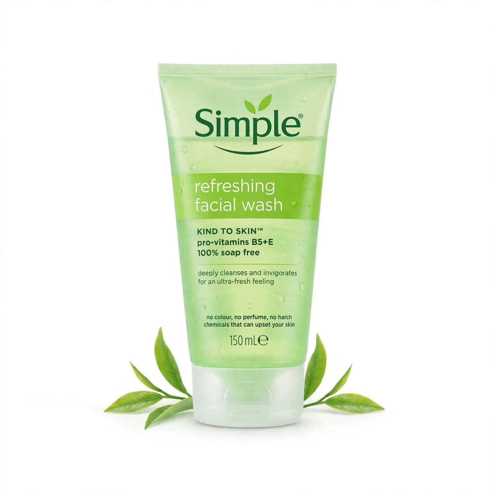Simple Kind to Skin Refreshing Facial Wash Gel (150ml)
